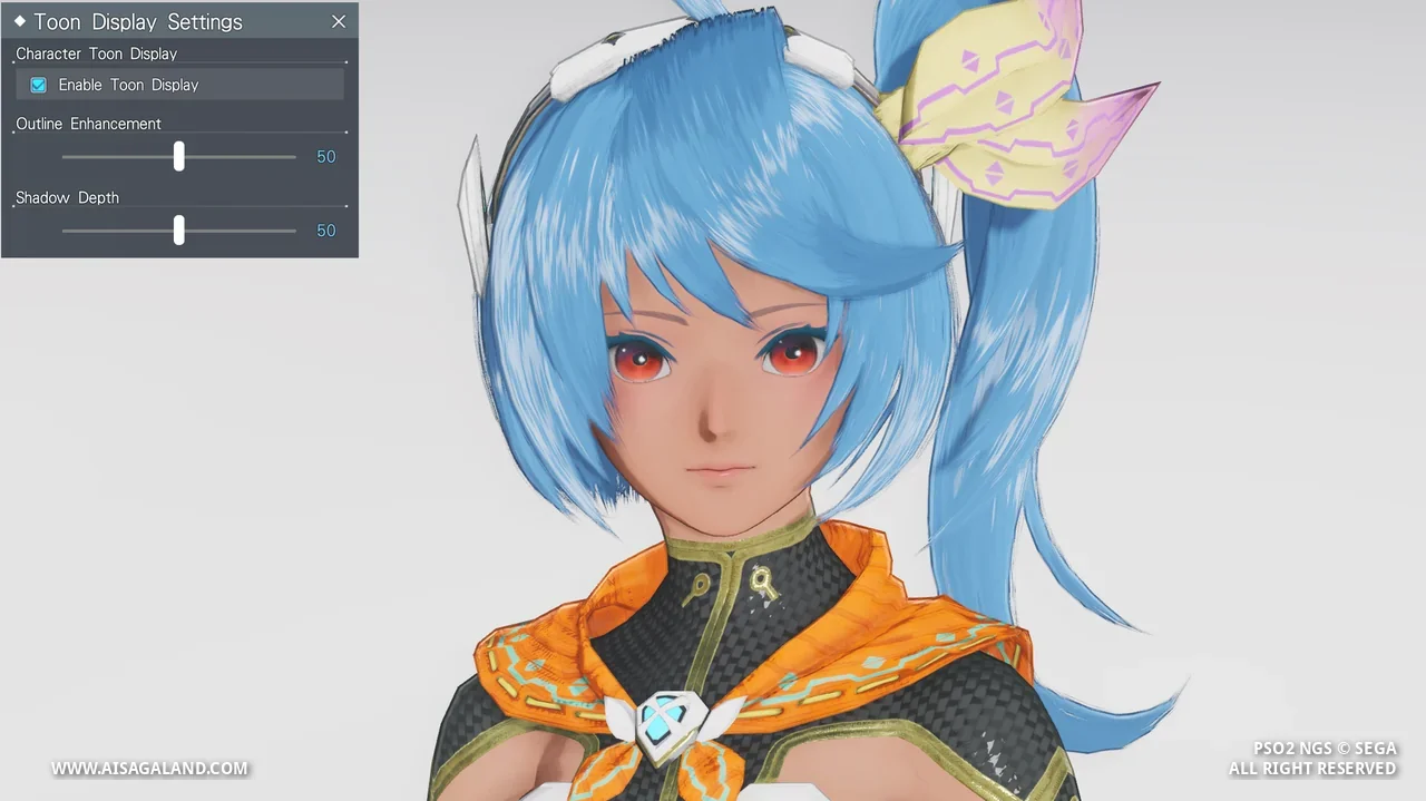 Shader character view