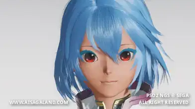 PSO2 NGS Character Creation - Aina 01 download result preview