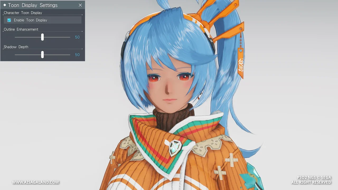Shader character view