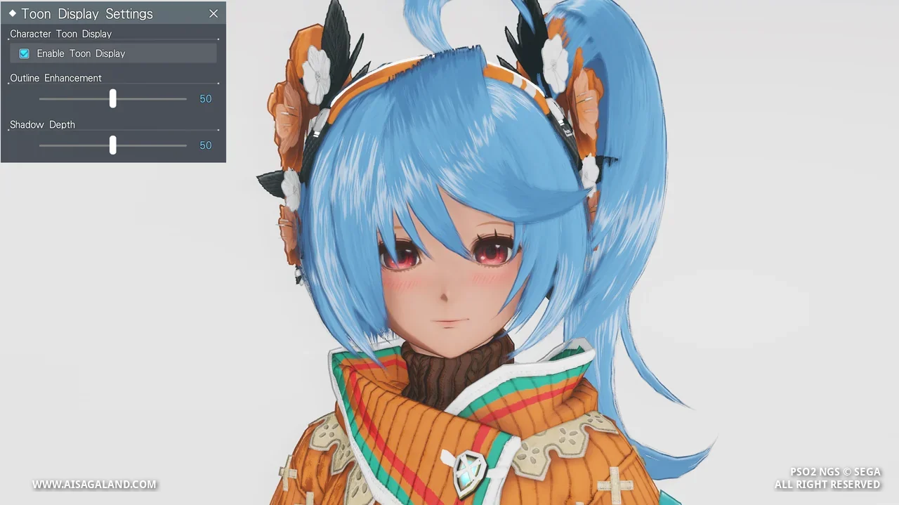Shader character view