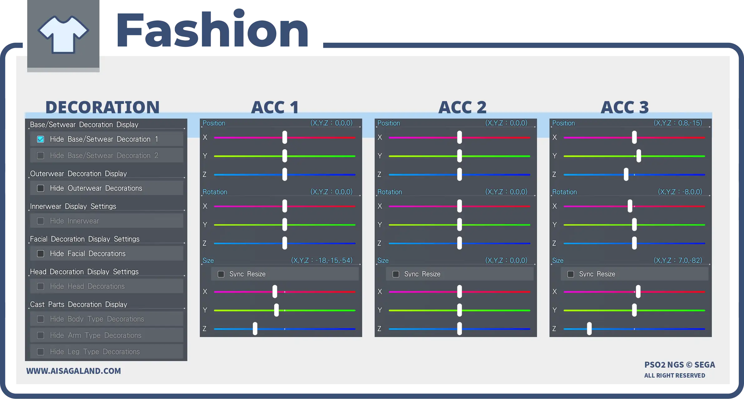 Slider parameter 3