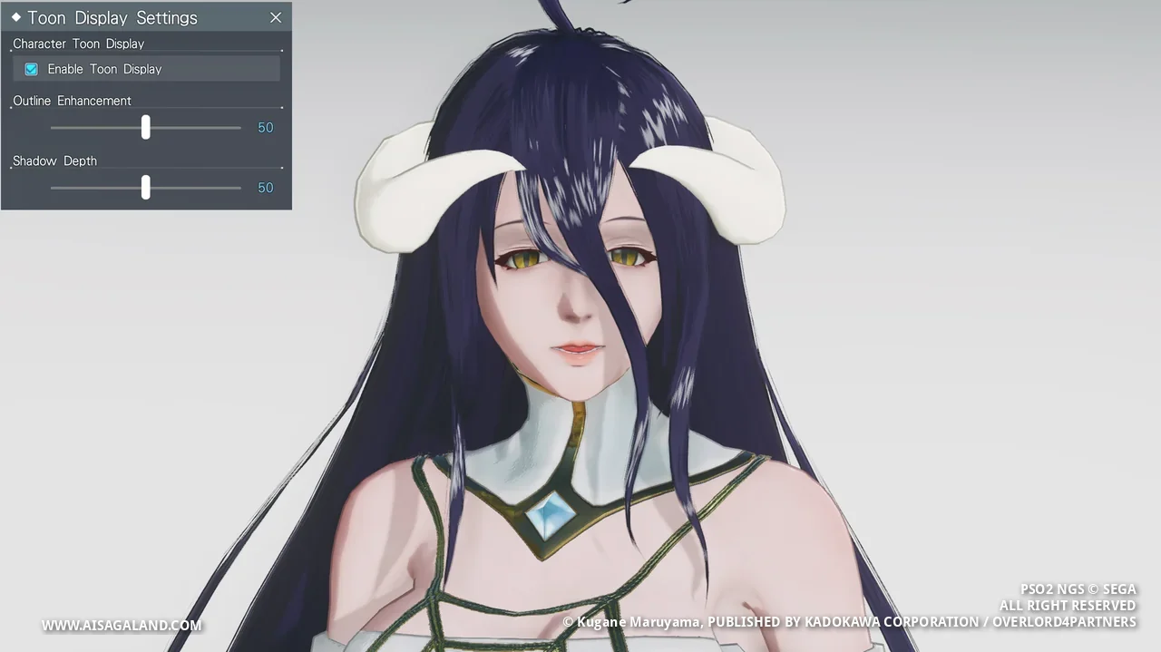 Shader character view