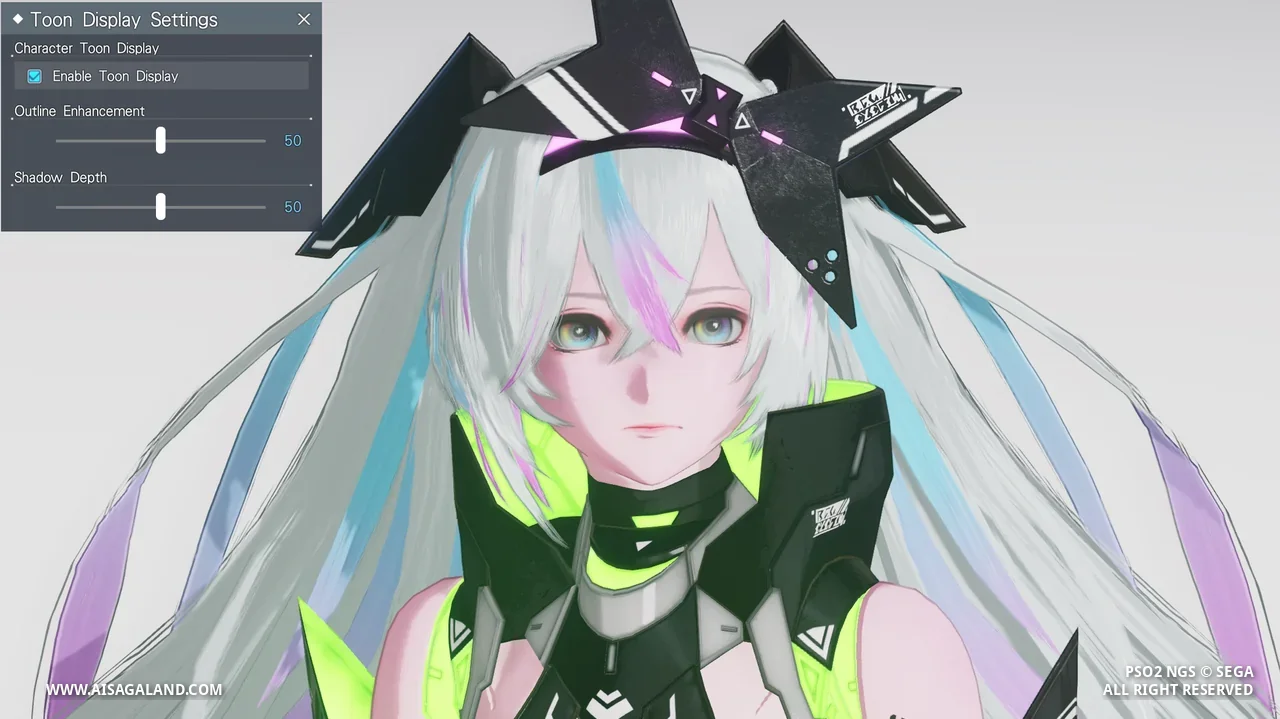 Shader character view