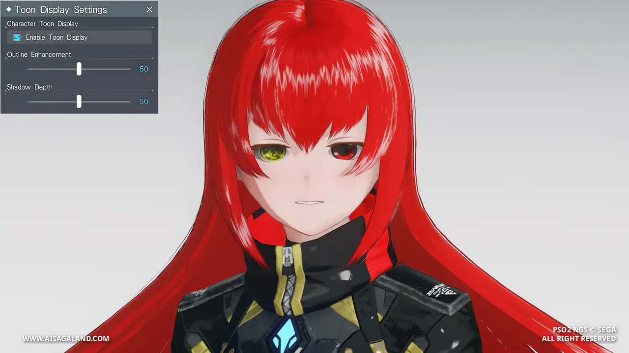 Shader character view