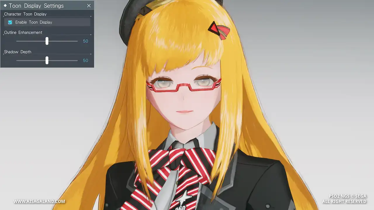 Shader character view
