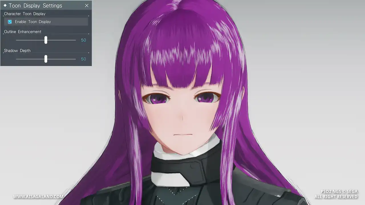 Shader character view