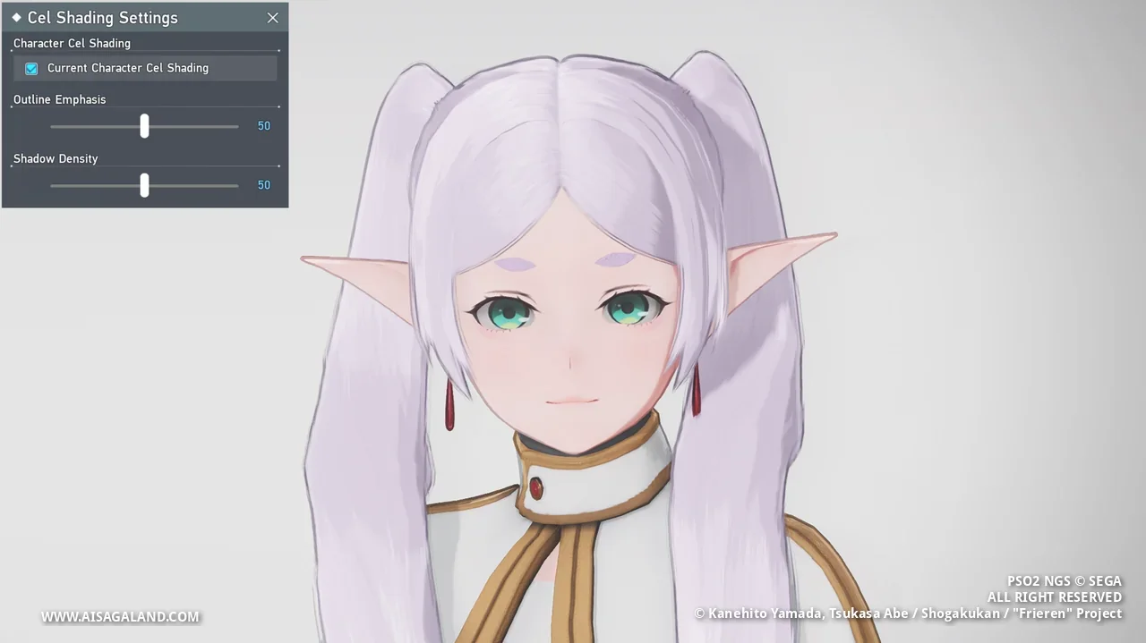 Shader character view