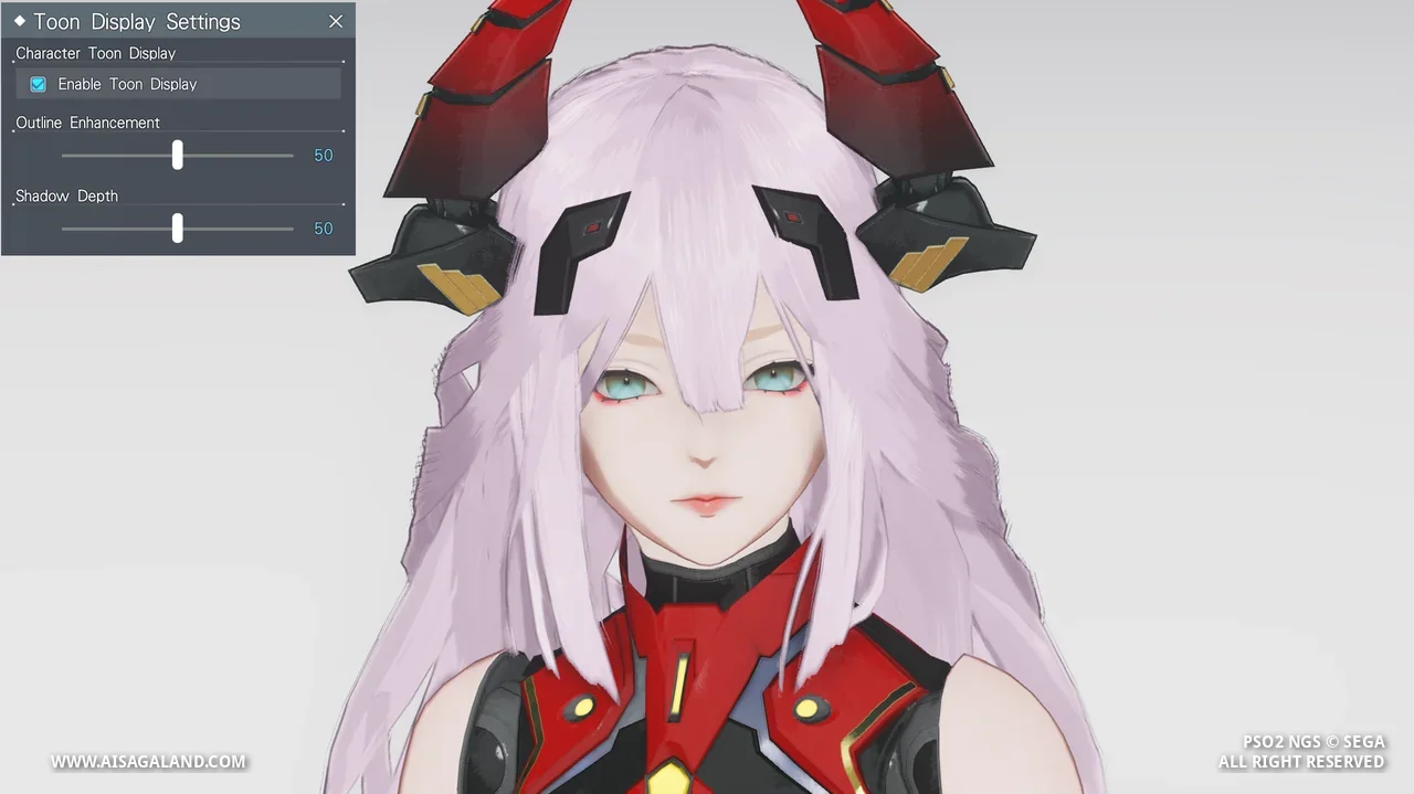 Shader character view