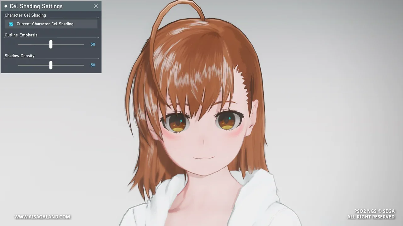 Shader character view