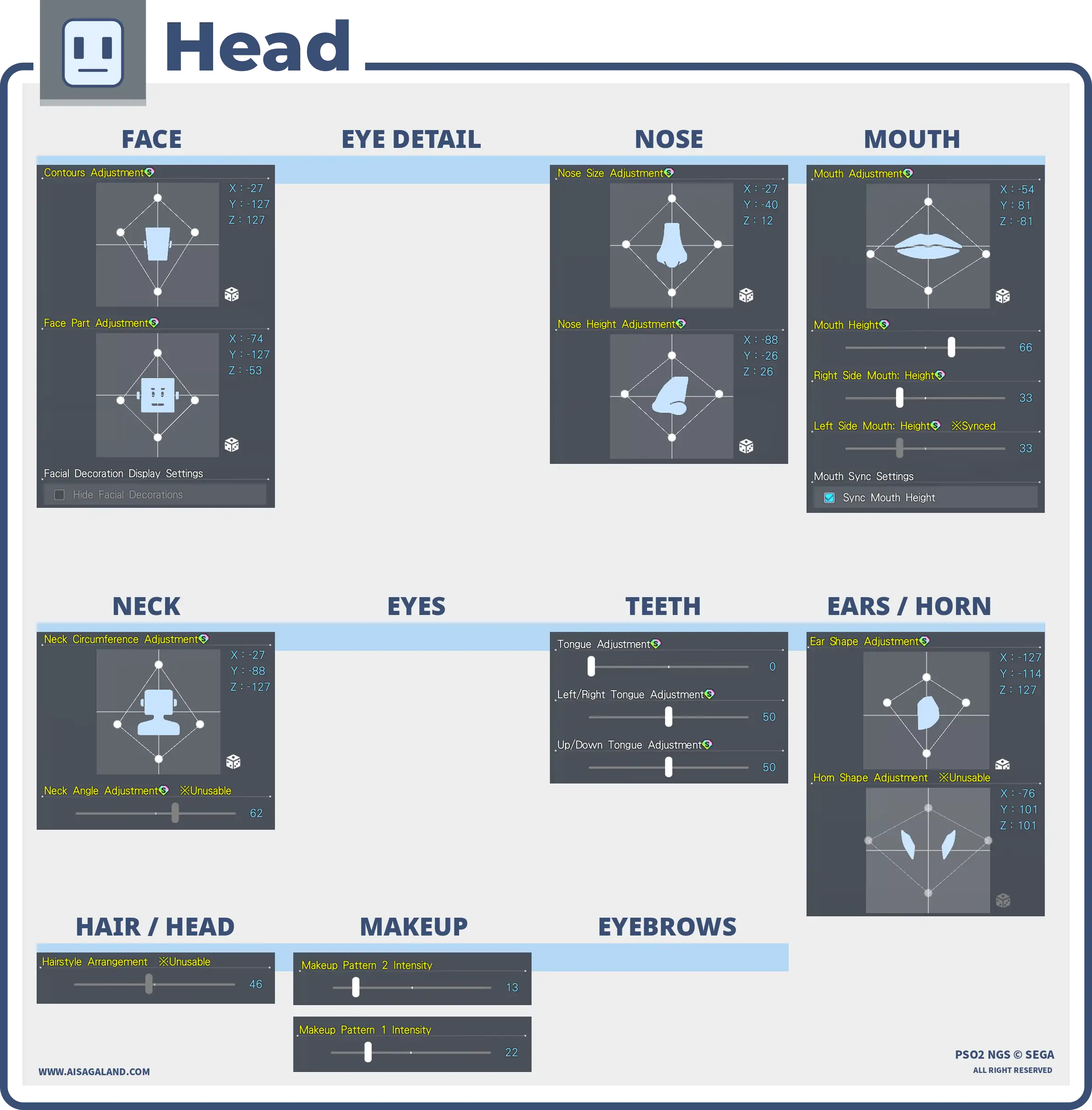 Slider parameter 1