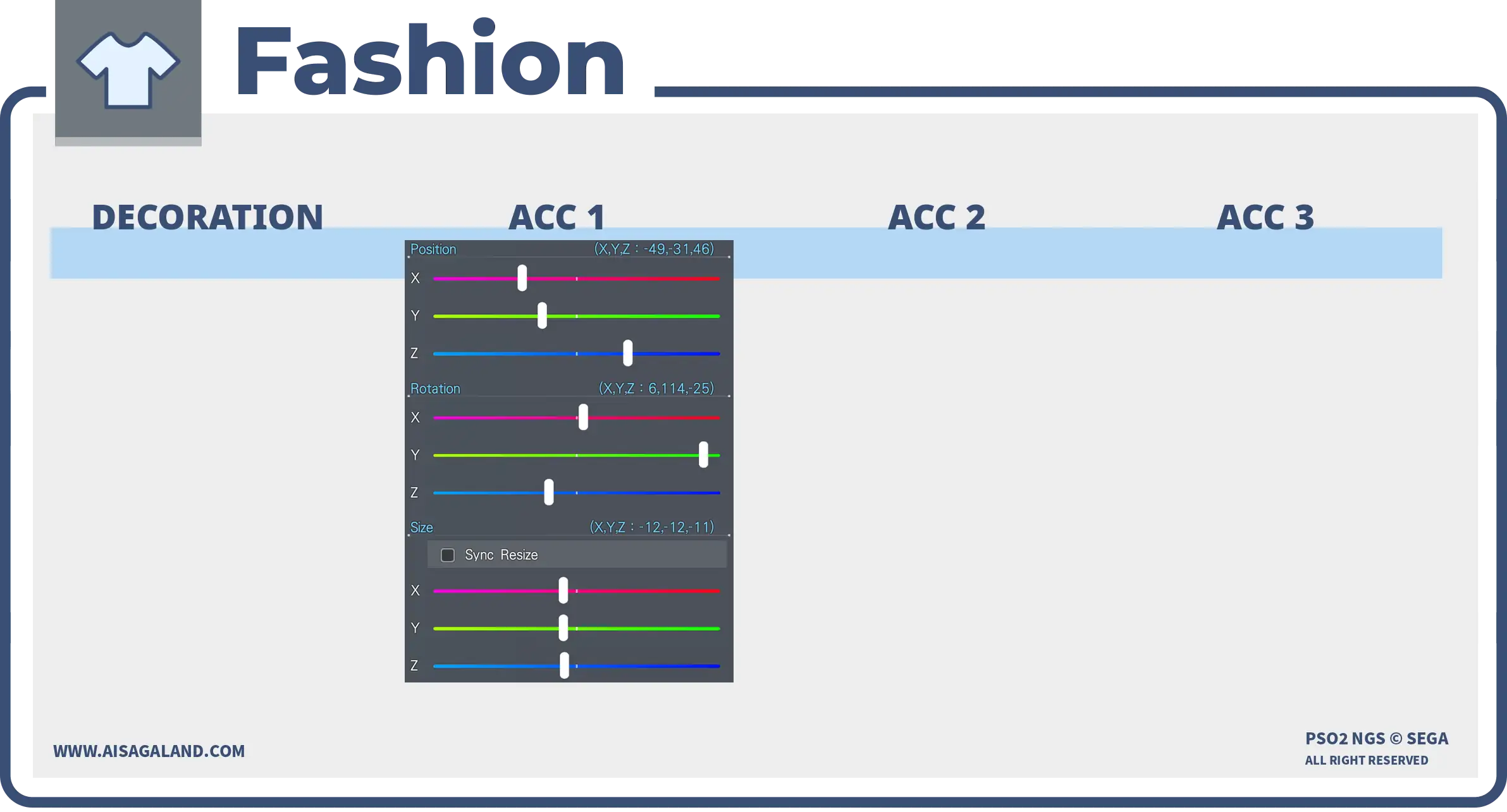 Slider parameter 3